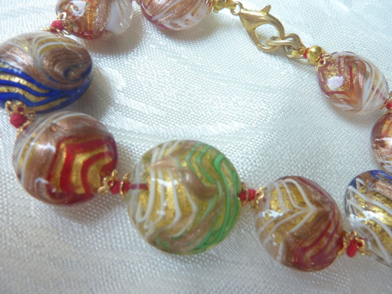 bracelet en verre de Murano 