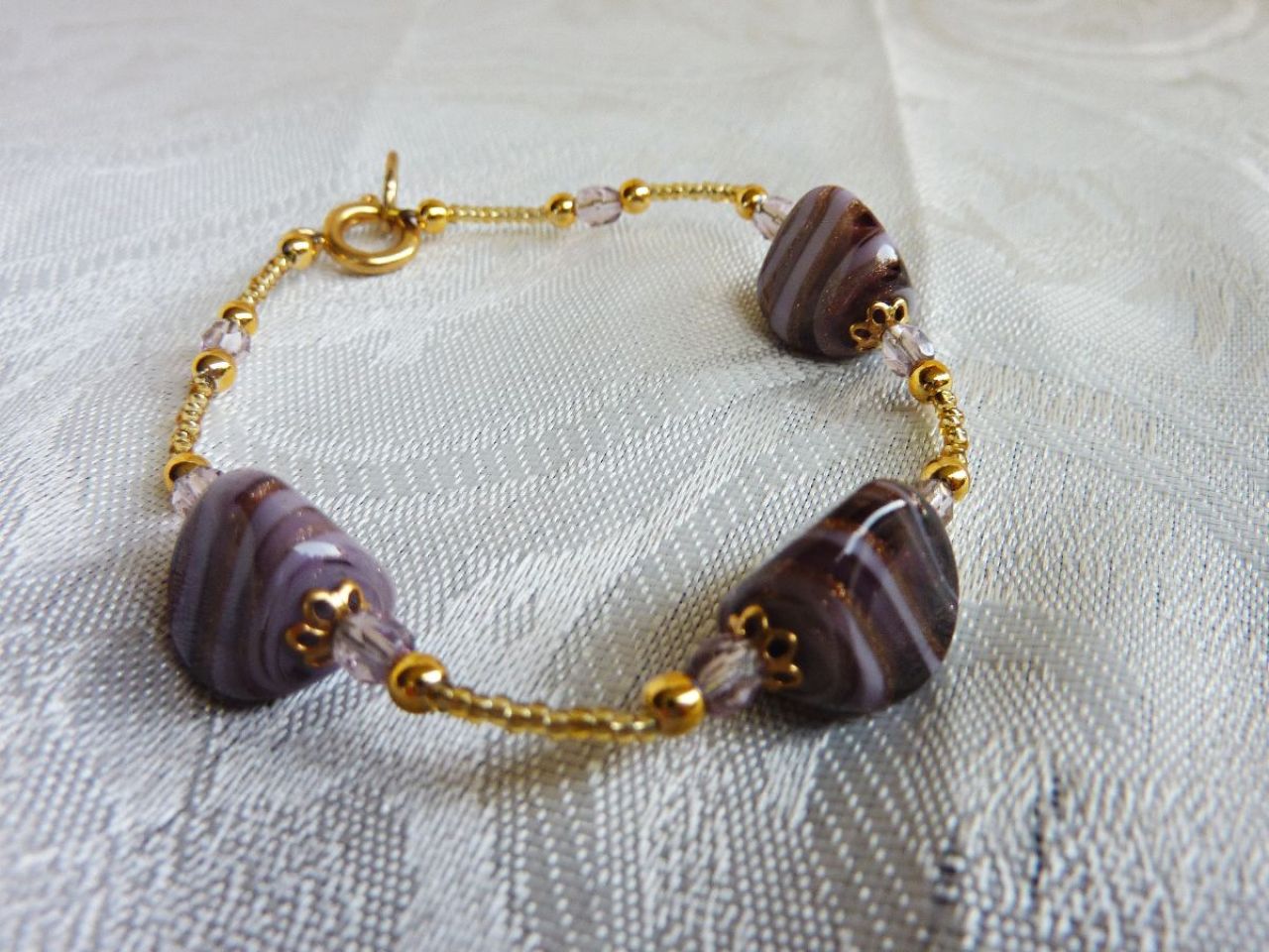 bracelet en verre de Murano, bijou en verre de Murano 