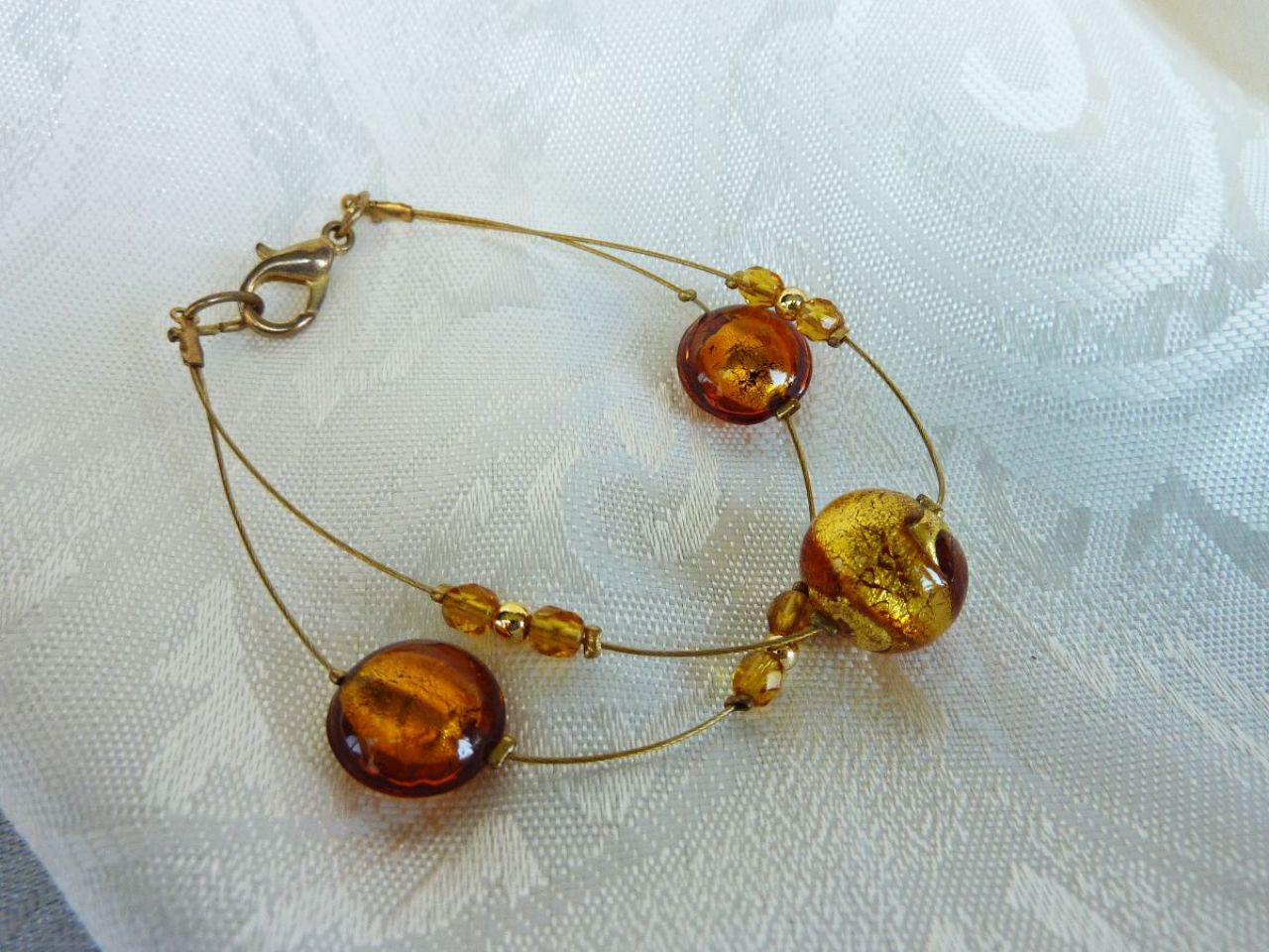 bracelet en verre de Murano 