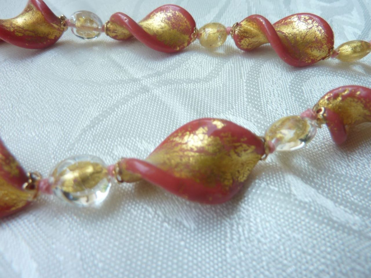 collier verre de Murano, bijoux en verre 