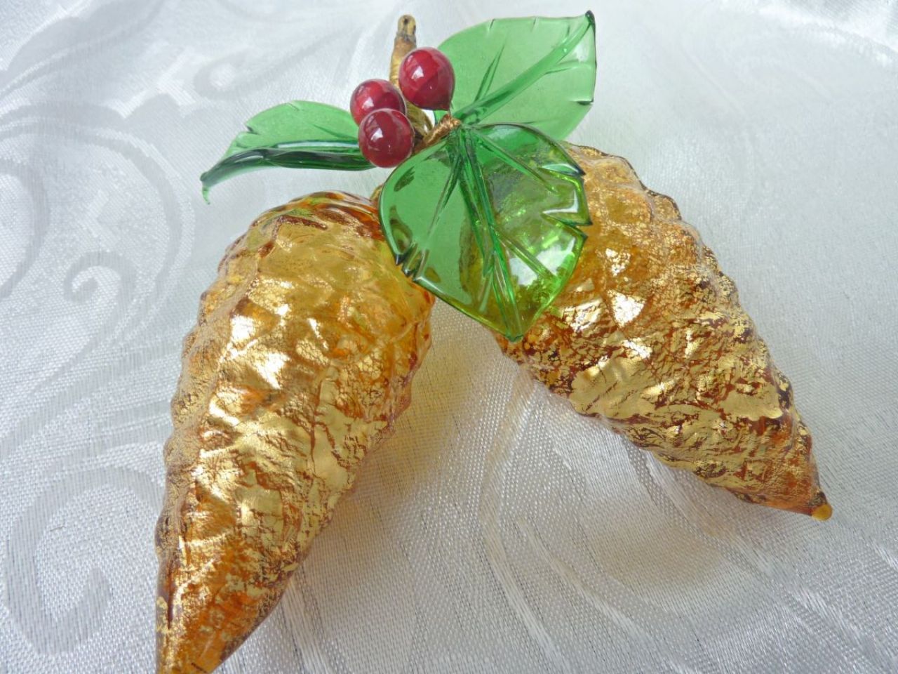 décoration de Noël, verre de Murano 