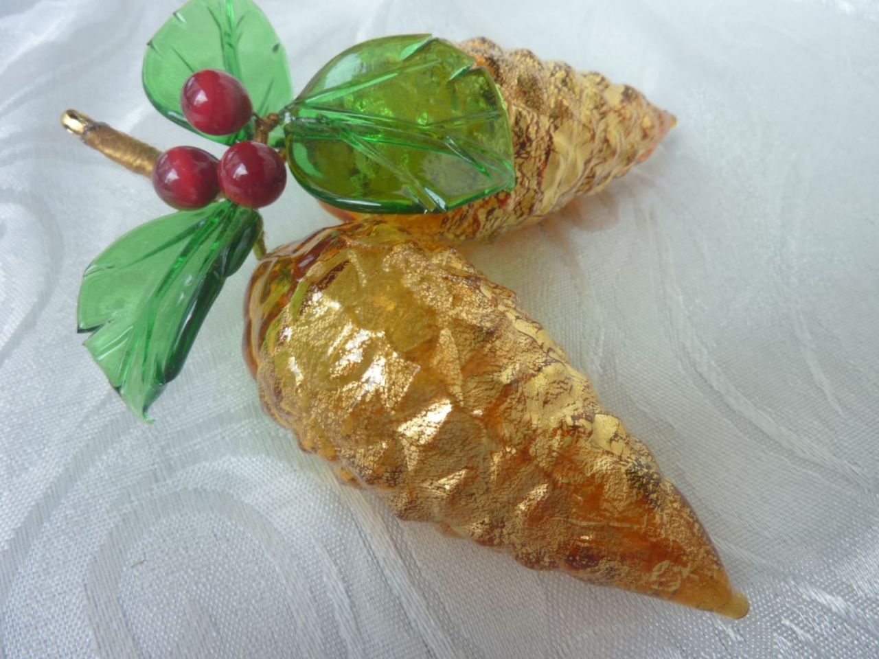 décoration de Noël, verre de Murano 