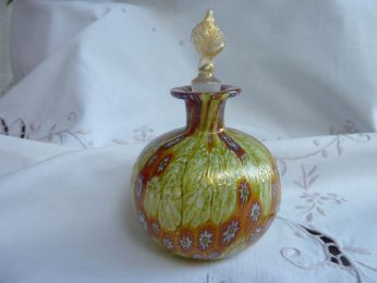 verre millefleur, verre de murano,  artisanat de Murano