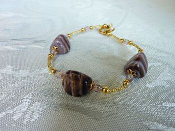 bracelet en verre de Murano, bijou en verre de Murano 