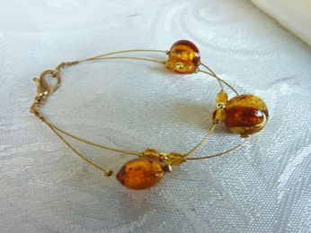 bracelet en verre de Murano 
