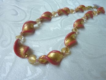 collier verre de Murano, bijoux en verre 