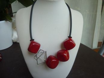 collier en verre de Murano 